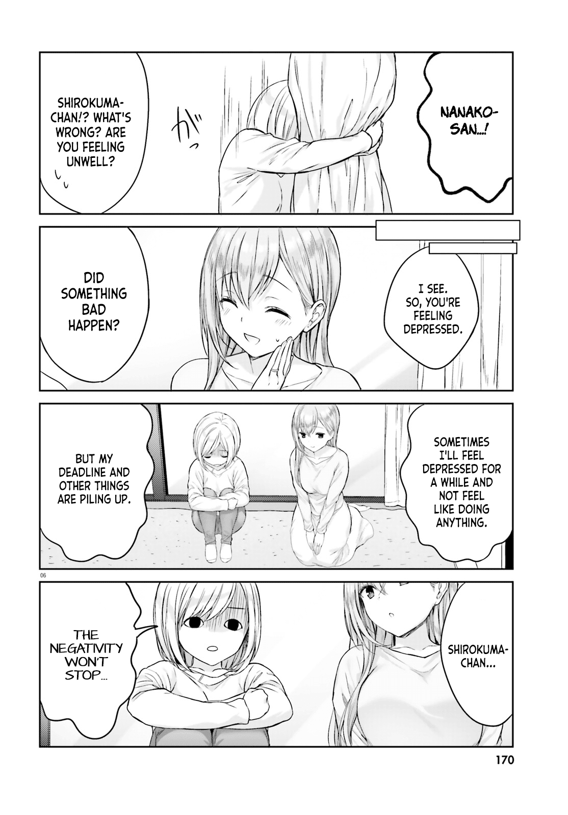 Nanako From The Neighborhood Chapter 4 page 6 - Chapter 4: Even shirokuma-sensei has days when she's down