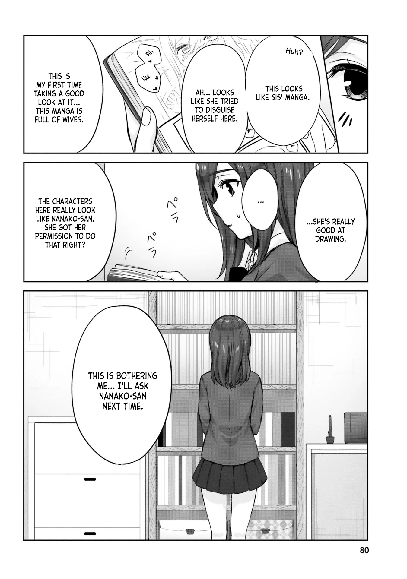 Nanako From The Neighborhood Chapter 6 page 12 - Chapter 6: Nanako-san and shirokuma's sister