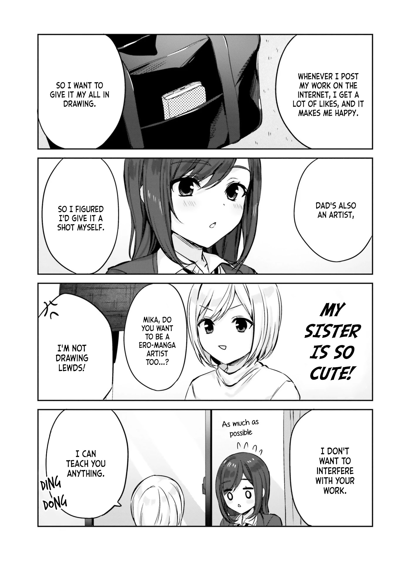 Nanako From The Neighborhood Chapter 6 page 7 - Chapter 6: Nanako-san and shirokuma's sister