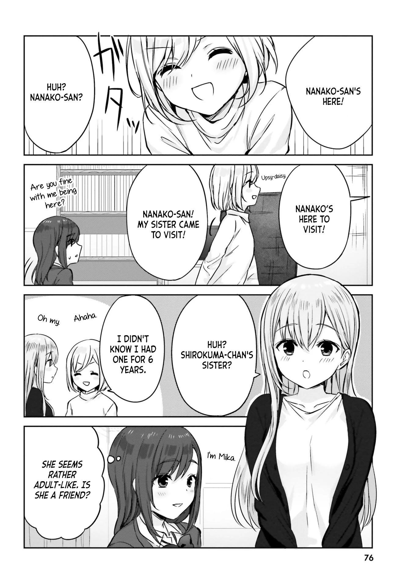 Nanako From The Neighborhood Chapter 6 page 8 - Chapter 6: Nanako-san and shirokuma's sister