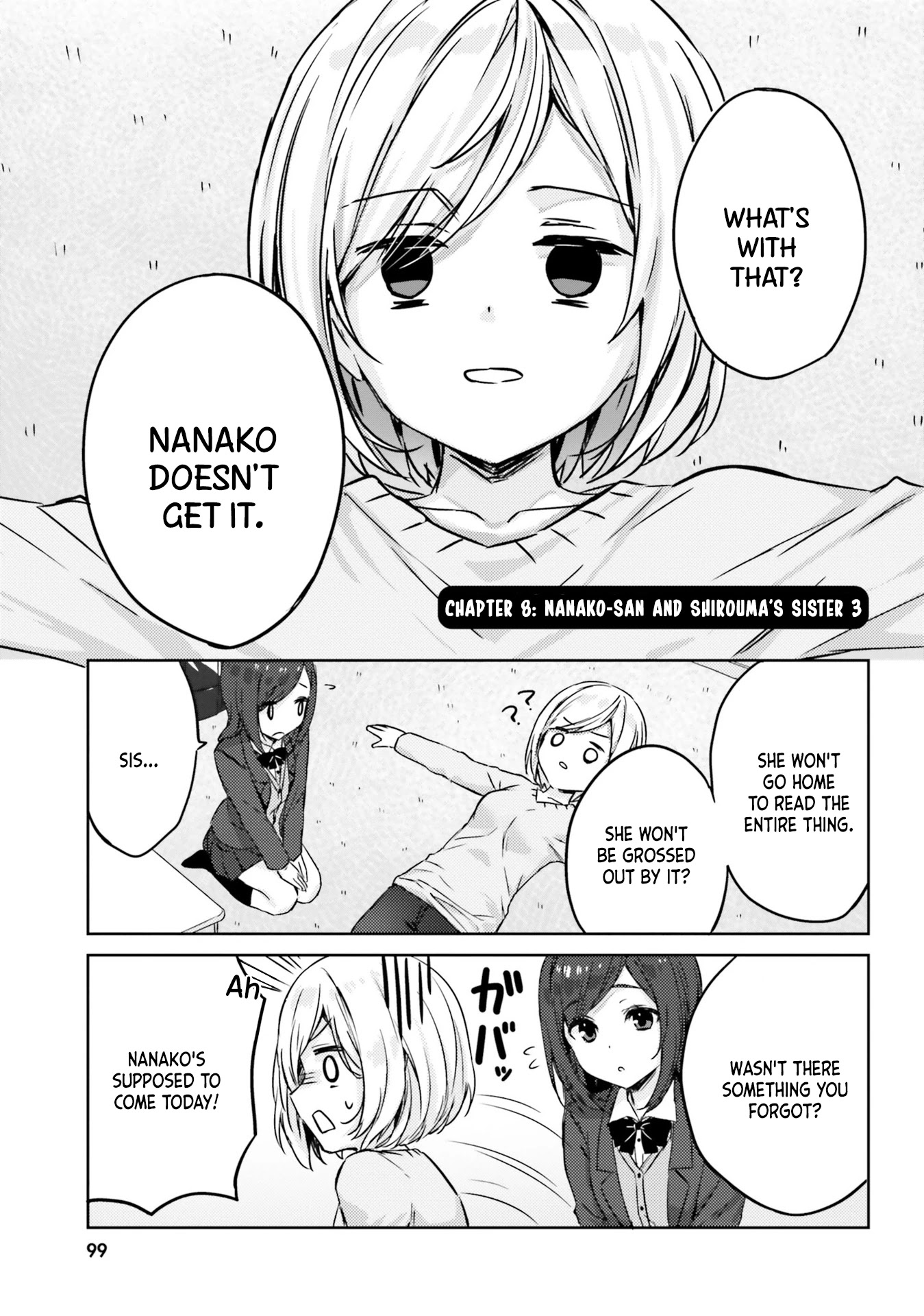 Nanako From The Neighborhood Chapter 8 page 5 - Chapter 8: Nanako-san and shirokuma's sister 3