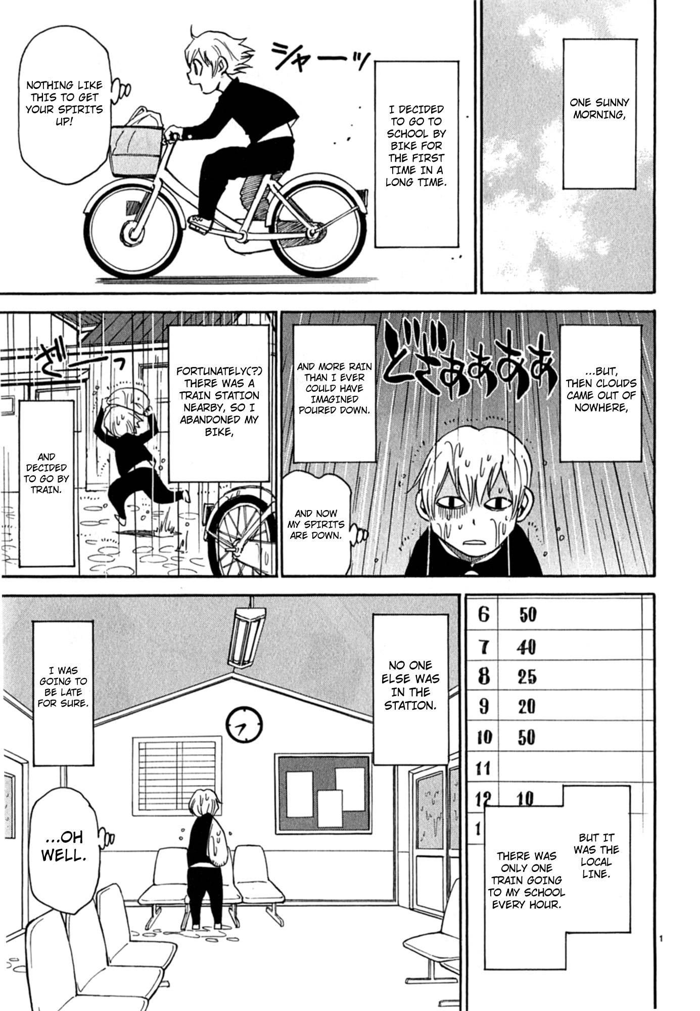 Nanako-san Teki na Nichijou Dash!! Chapter 12 page 1 - Chapter 12: A Train, Dress Shirt, And Nanako