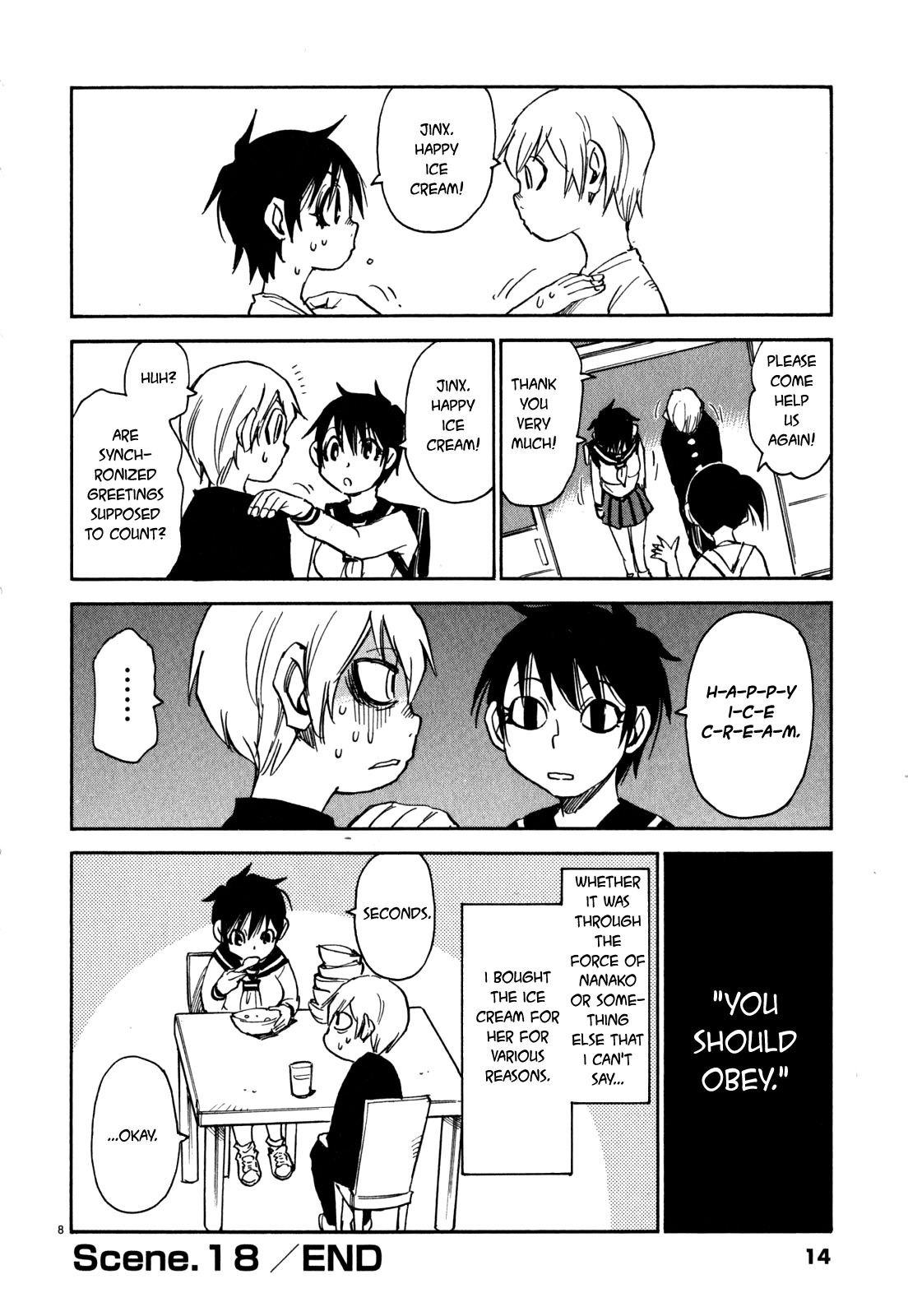 Nanako-san Teki na Nichijou Dash!! Chapter 18 page 8 - Chapter 18: A Cramped Nanako