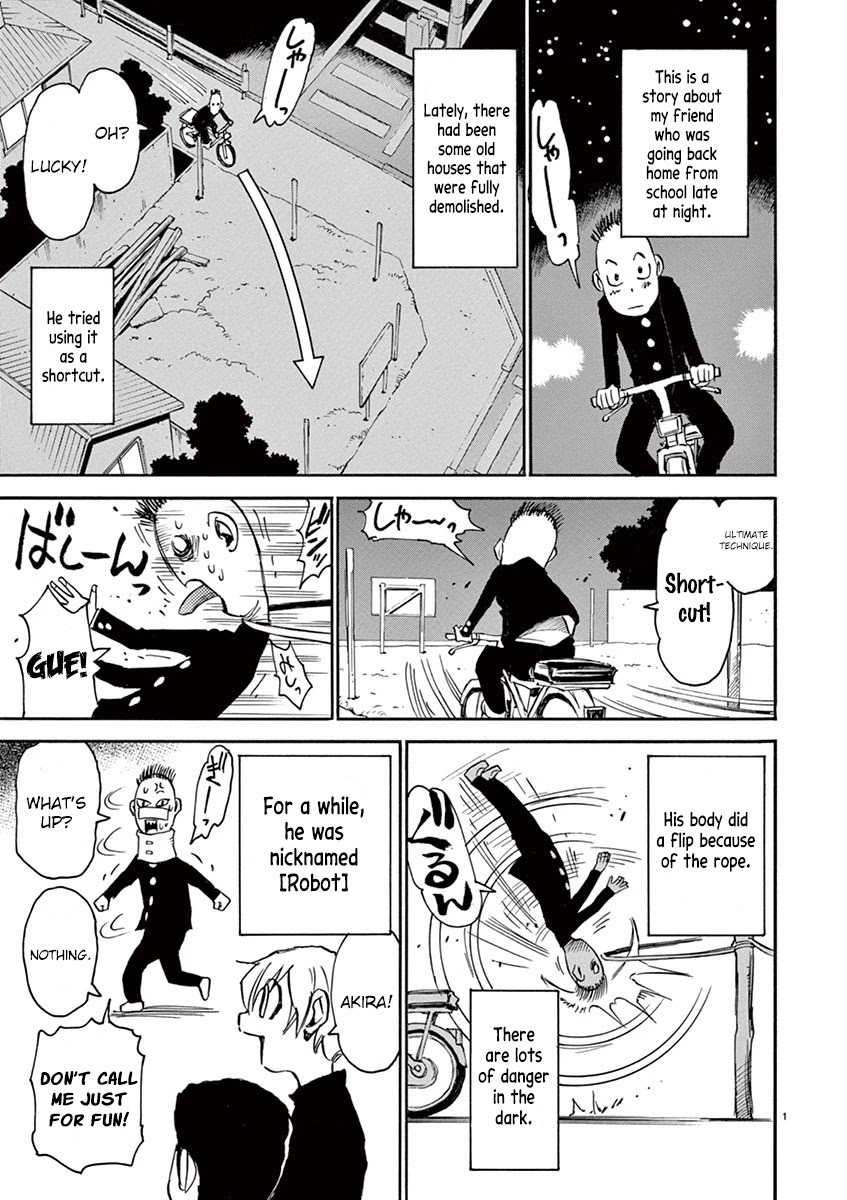 Nanako-san Teki na Nichijou Dash!! Chapter 38 page 1 - Chapter 38: Nanako-san in the Darkness