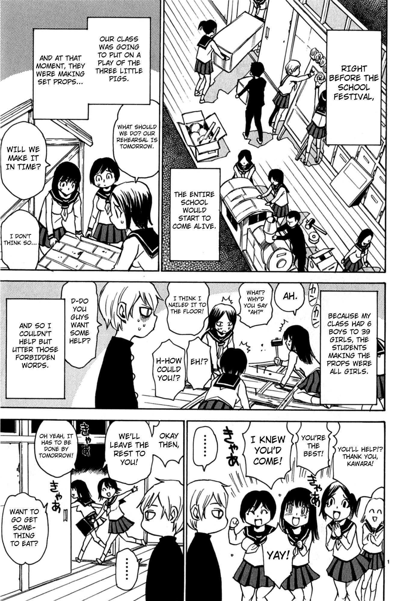 Nanako-san Teki na Nichijou Dash!! Chapter 4 page 1 - Chapter 4: Nanako The Piglet