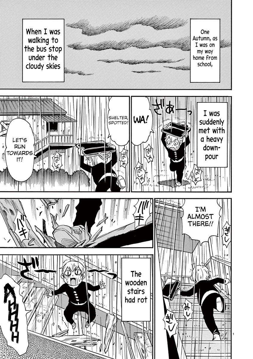 Nanako-san Teki na Nichijou Dash!! Chapter 40 page 1 - Chapter 40: Scene 40: Nanako-san at an abandoned building