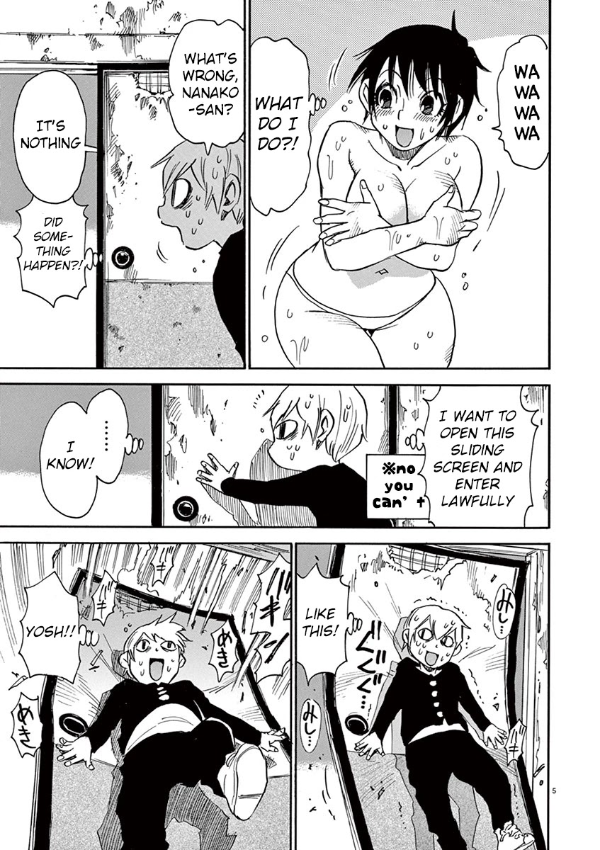 Nanako-san Teki na Nichijou Dash!! Chapter 40 page 5 - Chapter 40: Scene 40: Nanako-san at an abandoned building