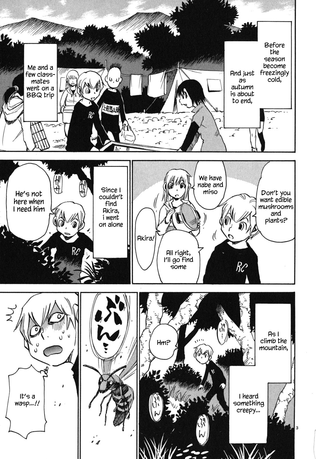 Nanako-san Teki na Nichijou Dash!! Chapter 42 page 3 - Chapter 42: Scene 42 Nanako san in the mountains