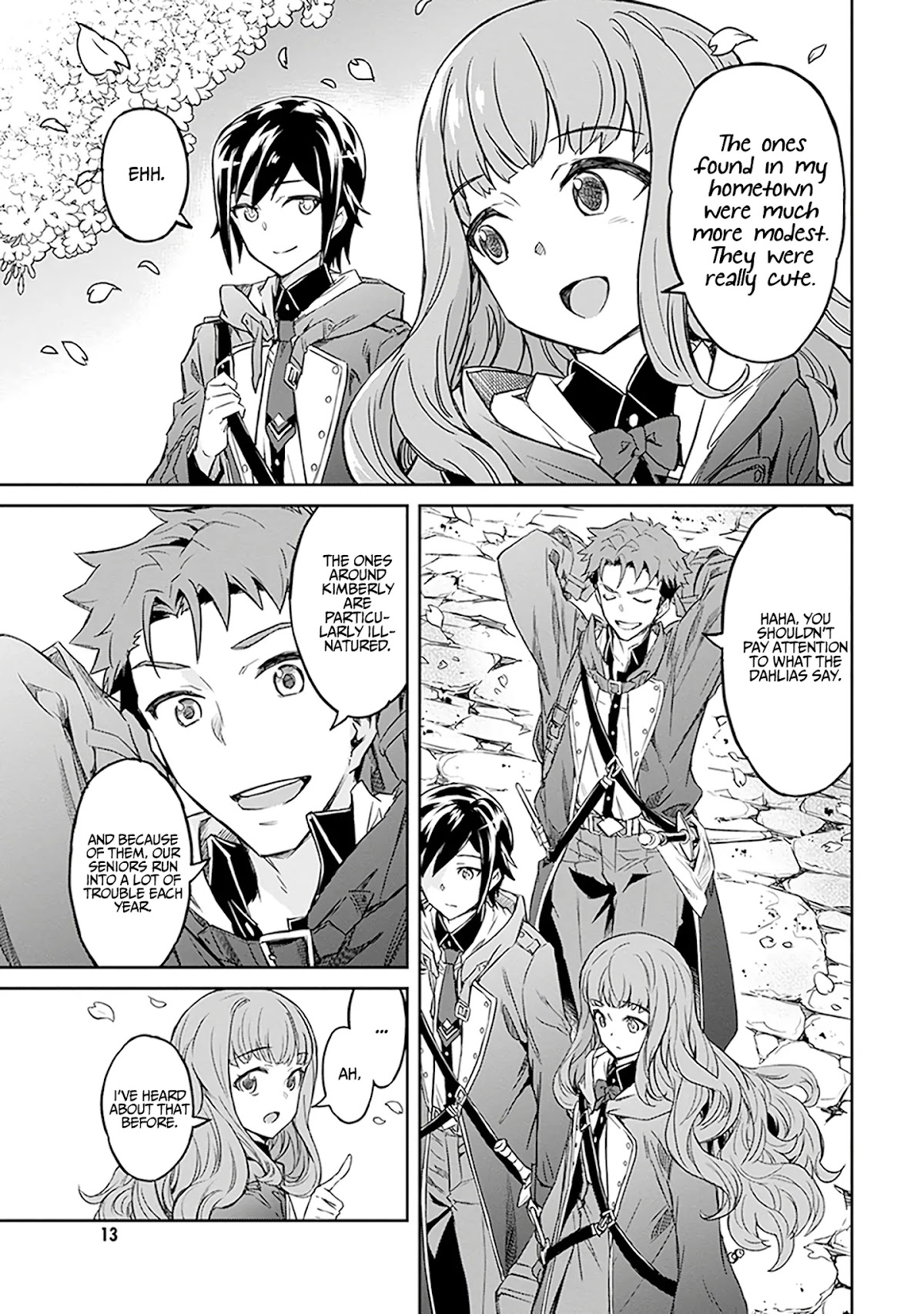 Nanatsu No Maken Ga Shihai Suru Chapter 1 page 13 - Chapter 1: Entrance Ceremony