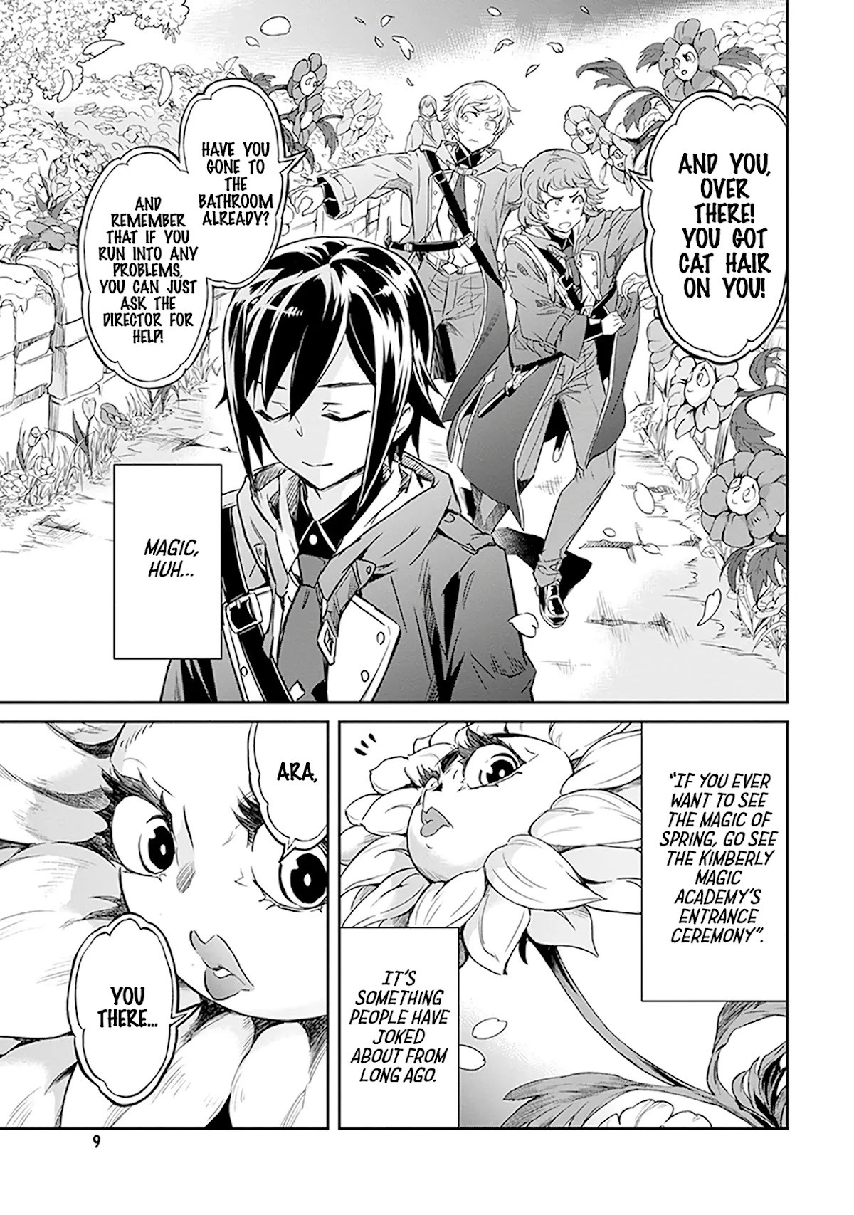 Nanatsu No Maken Ga Shihai Suru Chapter 1 page 9 - Chapter 1: Entrance Ceremony