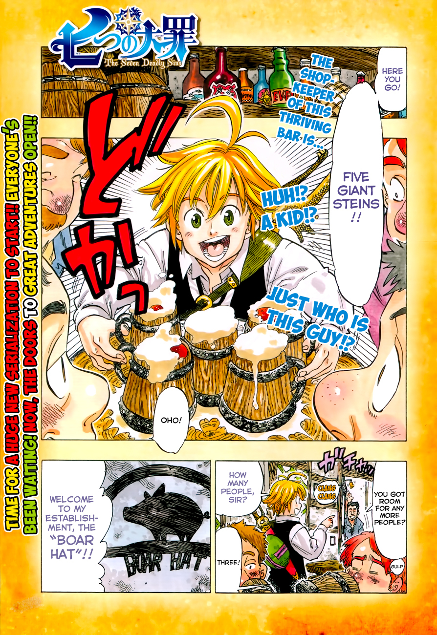 Nanatsu no Taizai Chapter 1 page 2 - Chapter 1: The Seven Deadly Sins