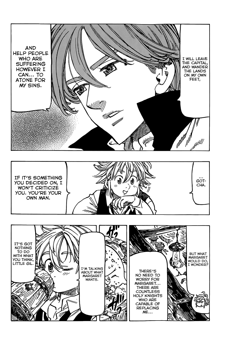 Nanatsu no Taizai Chapter 102 page 15 - Chapter 102: Premonition of Parting