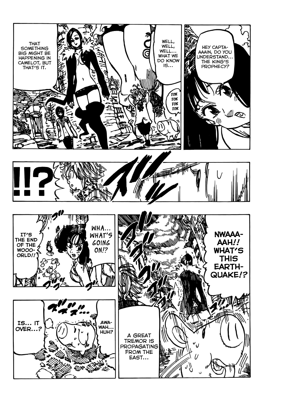 Nanatsu no Taizai Chapter 109 page 15 - Chapter 109: Earthquake