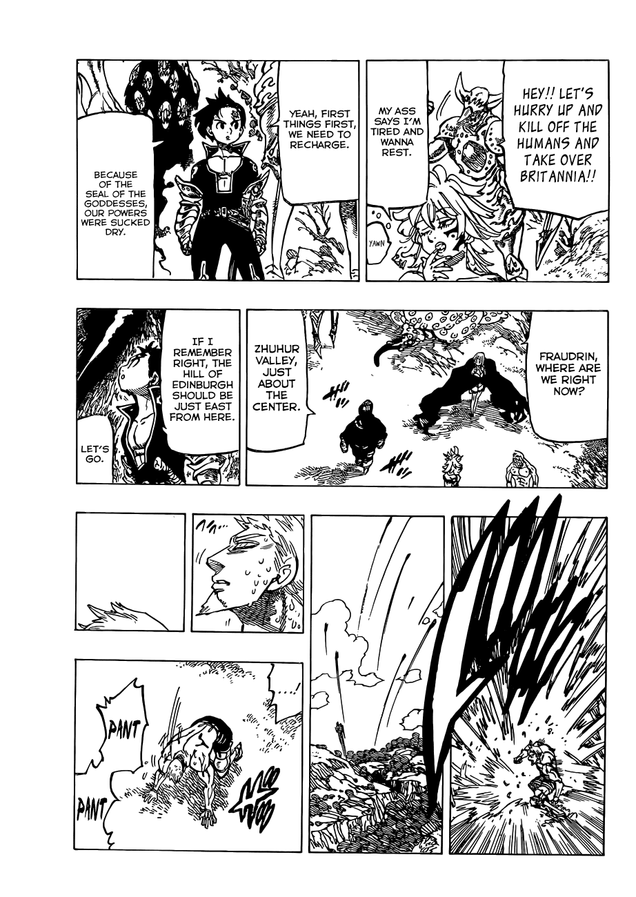 Nanatsu no Taizai Chapter 109 page 18 - Chapter 109: Earthquake