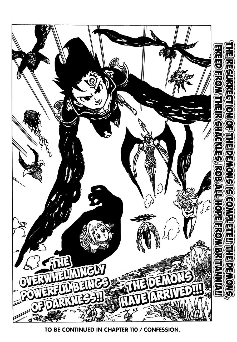 Nanatsu no Taizai Chapter 109 page 19 - Chapter 109: Earthquake