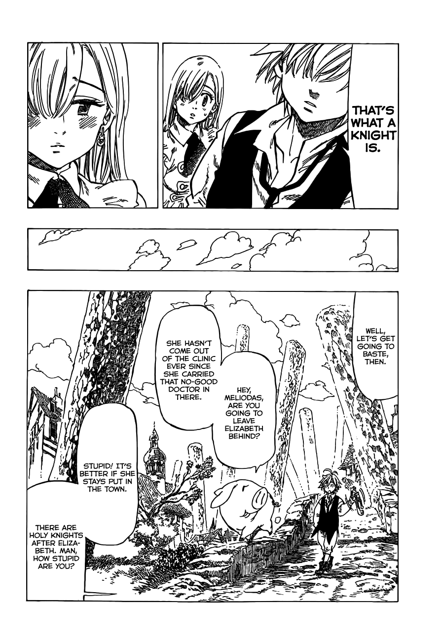 Nanatsu no Taizai Chapter 11 page 14 - Chapter 11: Even If You Died