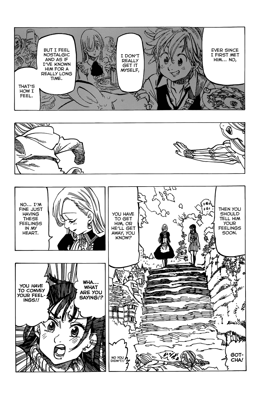 Nanatsu no Taizai Chapter 110 page 17 - Chapter 110: Confession