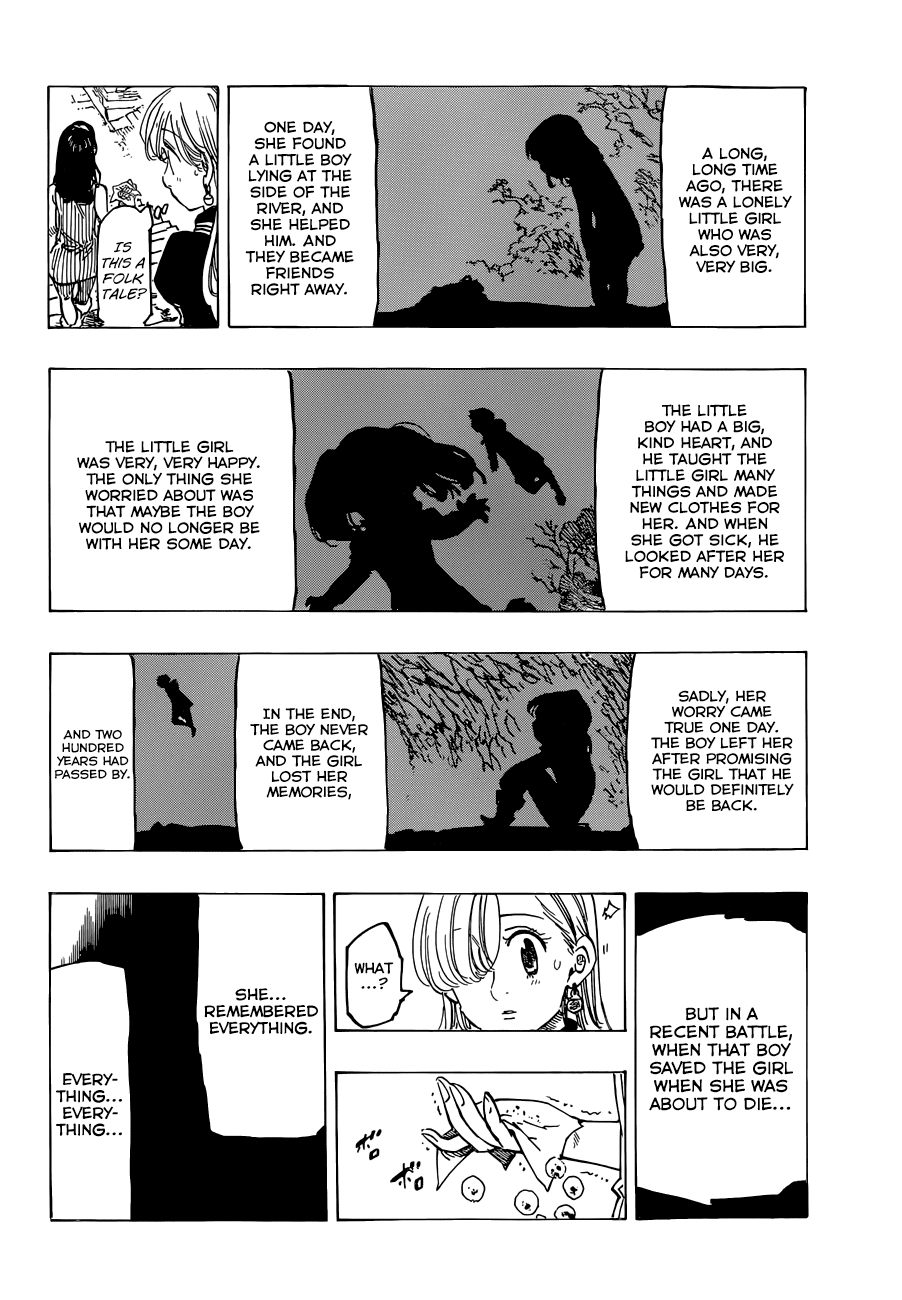 Nanatsu no Taizai Chapter 110 page 19 - Chapter 110: Confession