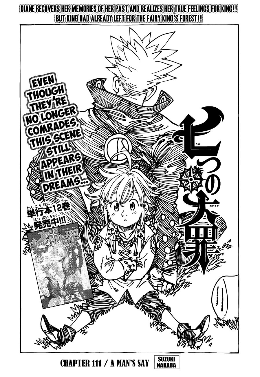 Nanatsu no Taizai Chapter 111 page 2 - Chapter 111: The Man Has His Say