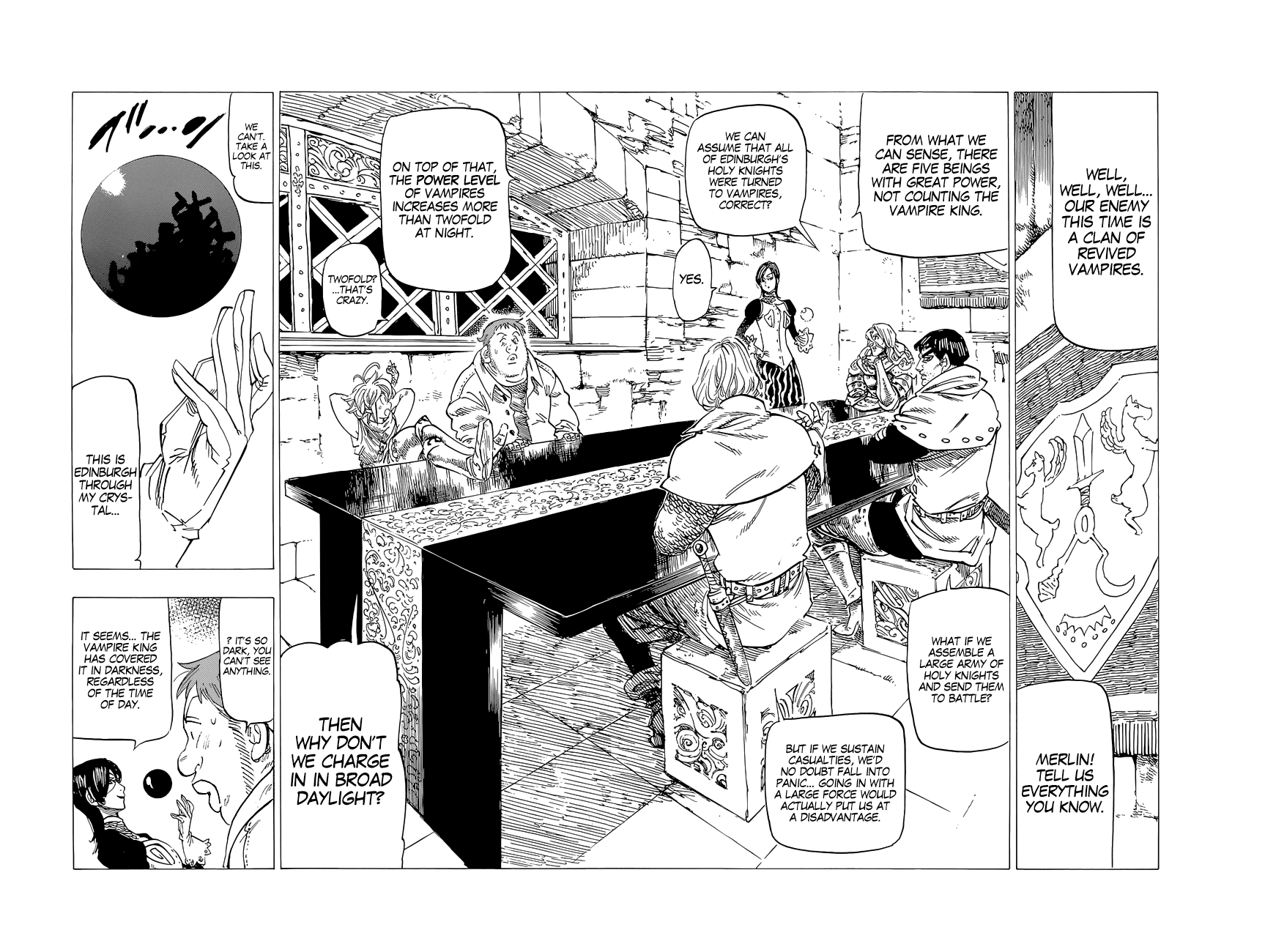 Nanatsu no Taizai Chapter 112.1 page 14 - Chapter 112.1: The Vampires of Edinburgh - Part 1