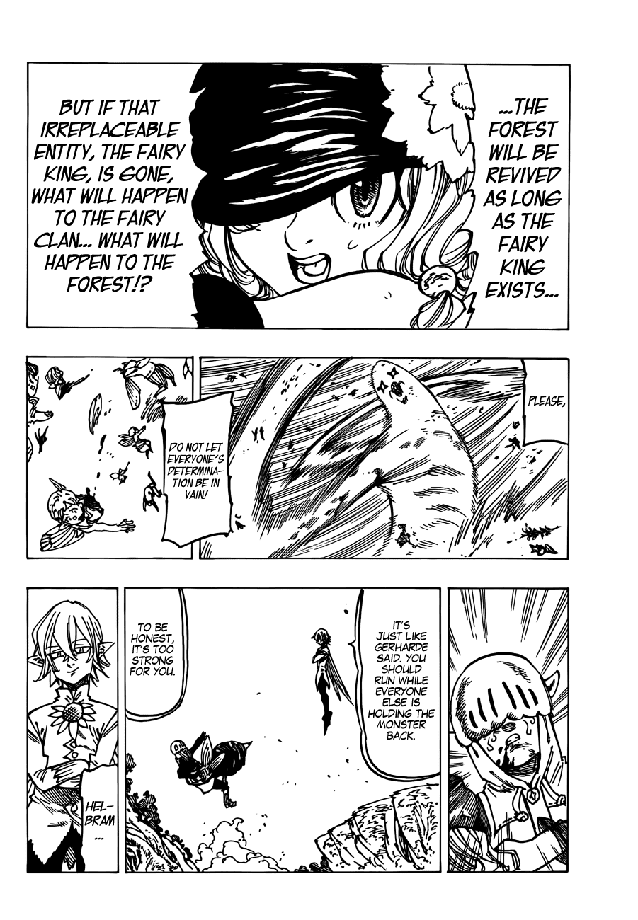 Nanatsu no Taizai Chapter 118 page 12 - Chapter 118: Clash!! The Fairy King's Forest