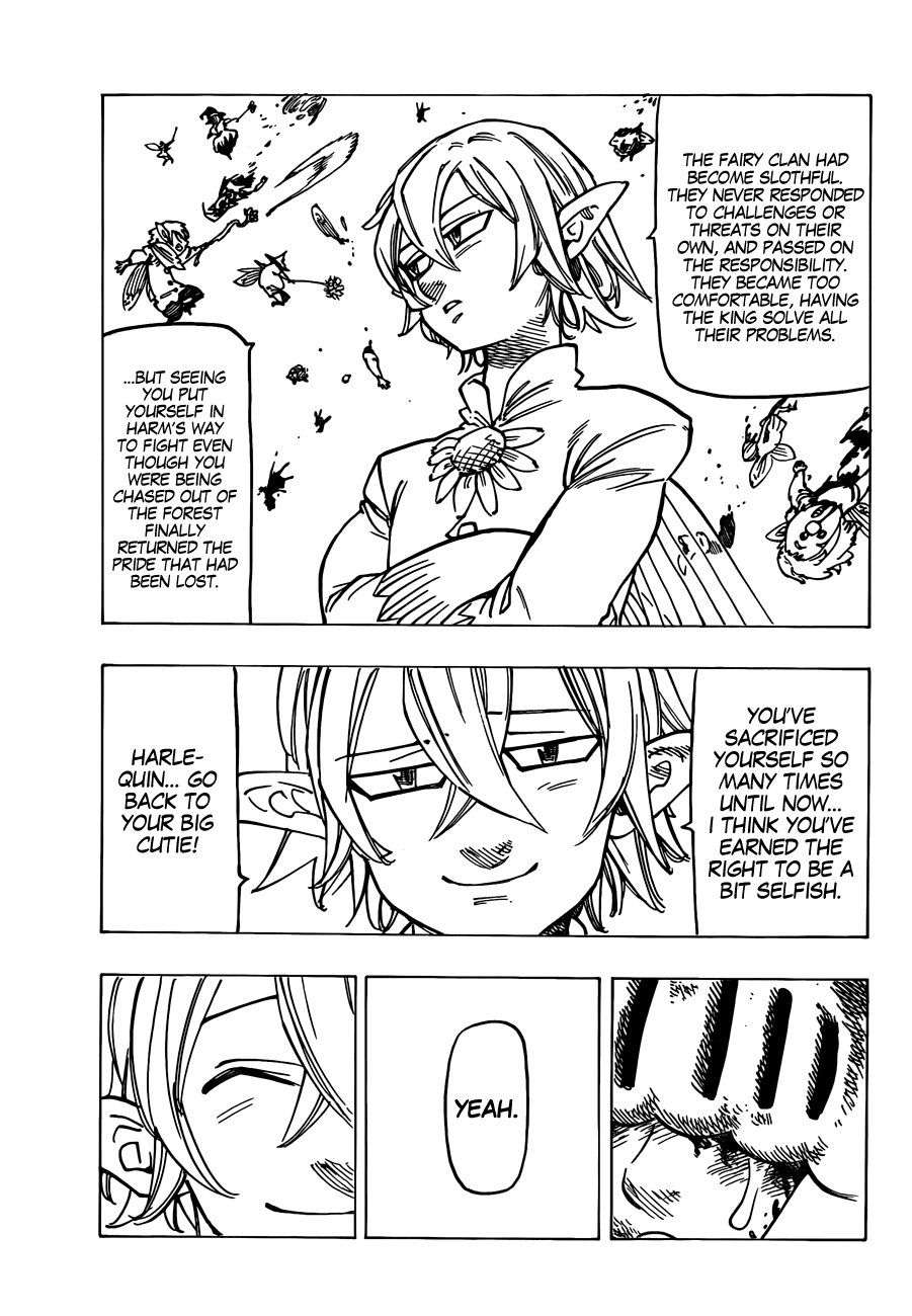 Nanatsu no Taizai Chapter 118 page 13 - Chapter 118: Clash!! The Fairy King's Forest