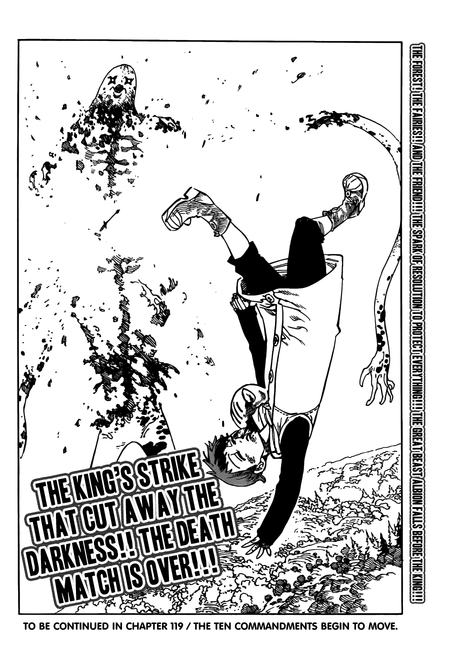 Nanatsu no Taizai Chapter 118 page 19 - Chapter 118: Clash!! The Fairy King's Forest