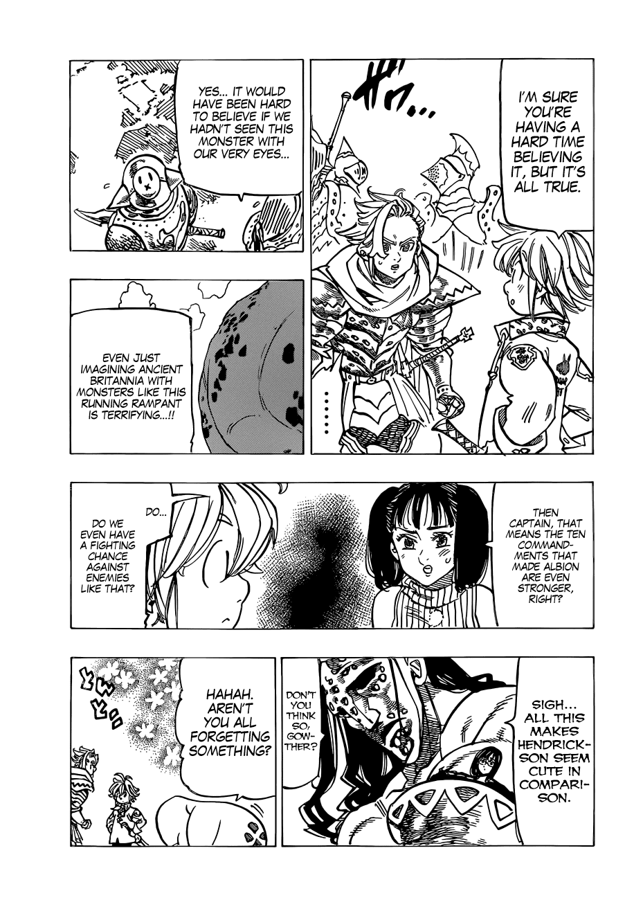 Nanatsu no Taizai Chapter 119 page 10 - Chapter 119: The Ten Commandments on the Move
