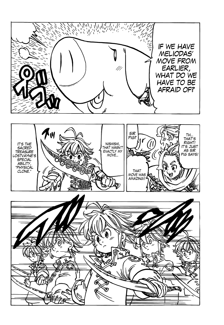Nanatsu no Taizai Chapter 119 page 11 - Chapter 119: The Ten Commandments on the Move