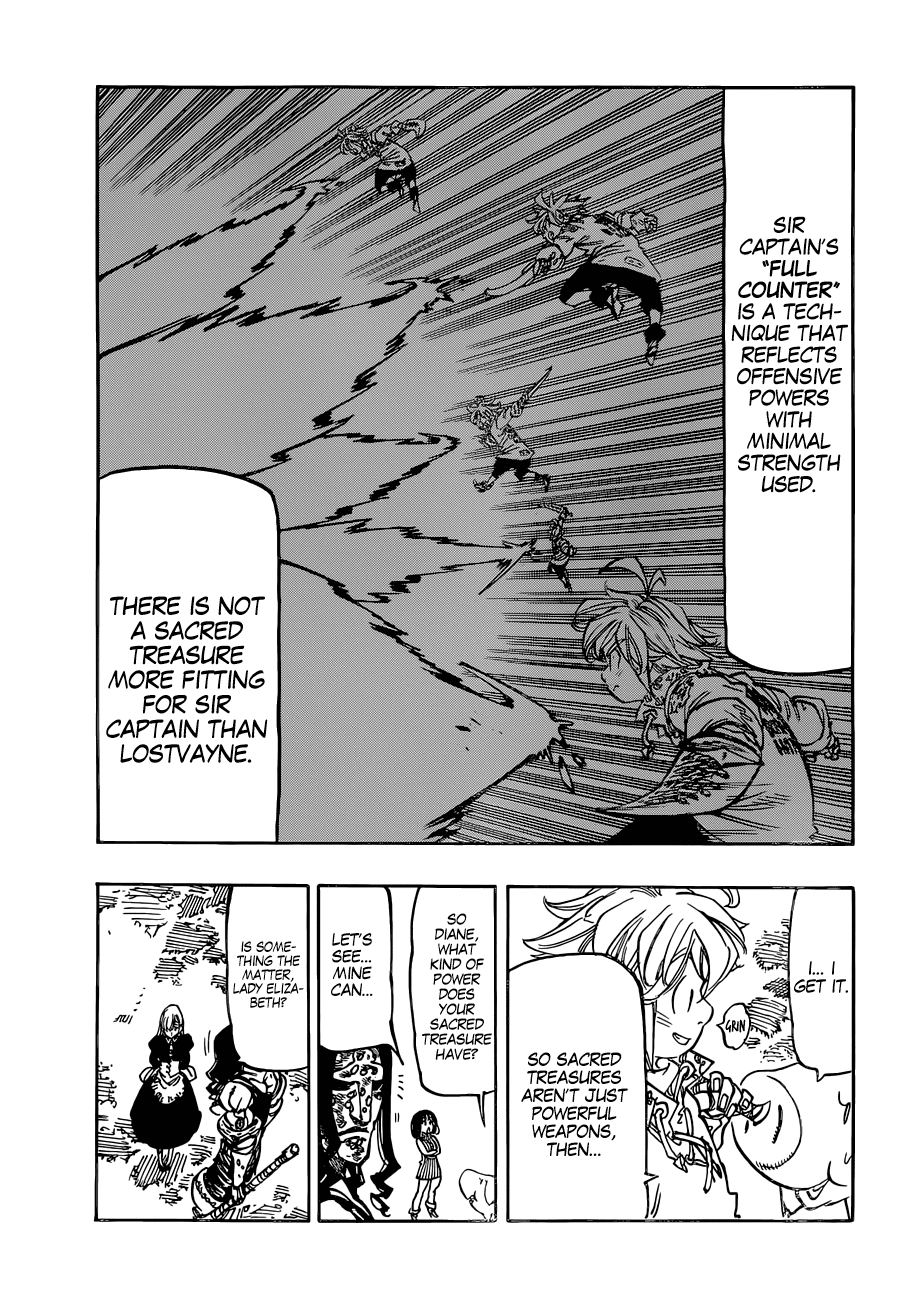 Nanatsu no Taizai Chapter 119 page 14 - Chapter 119: The Ten Commandments on the Move