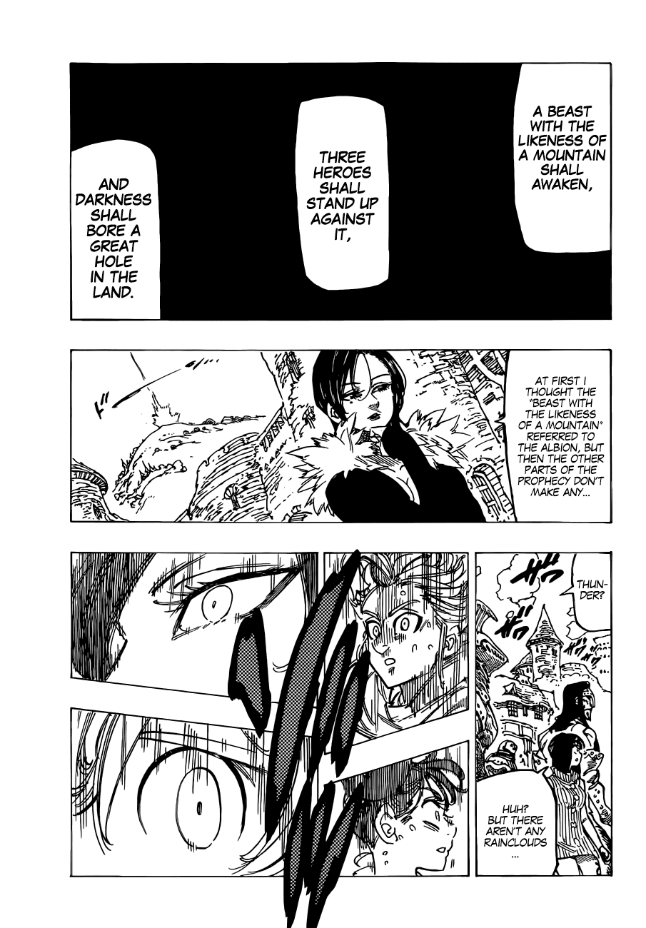 Nanatsu no Taizai Chapter 119 page 16 - Chapter 119: The Ten Commandments on the Move