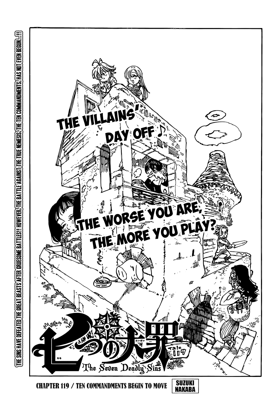 Nanatsu no Taizai Chapter 119 page 2 - Chapter 119: The Ten Commandments on the Move