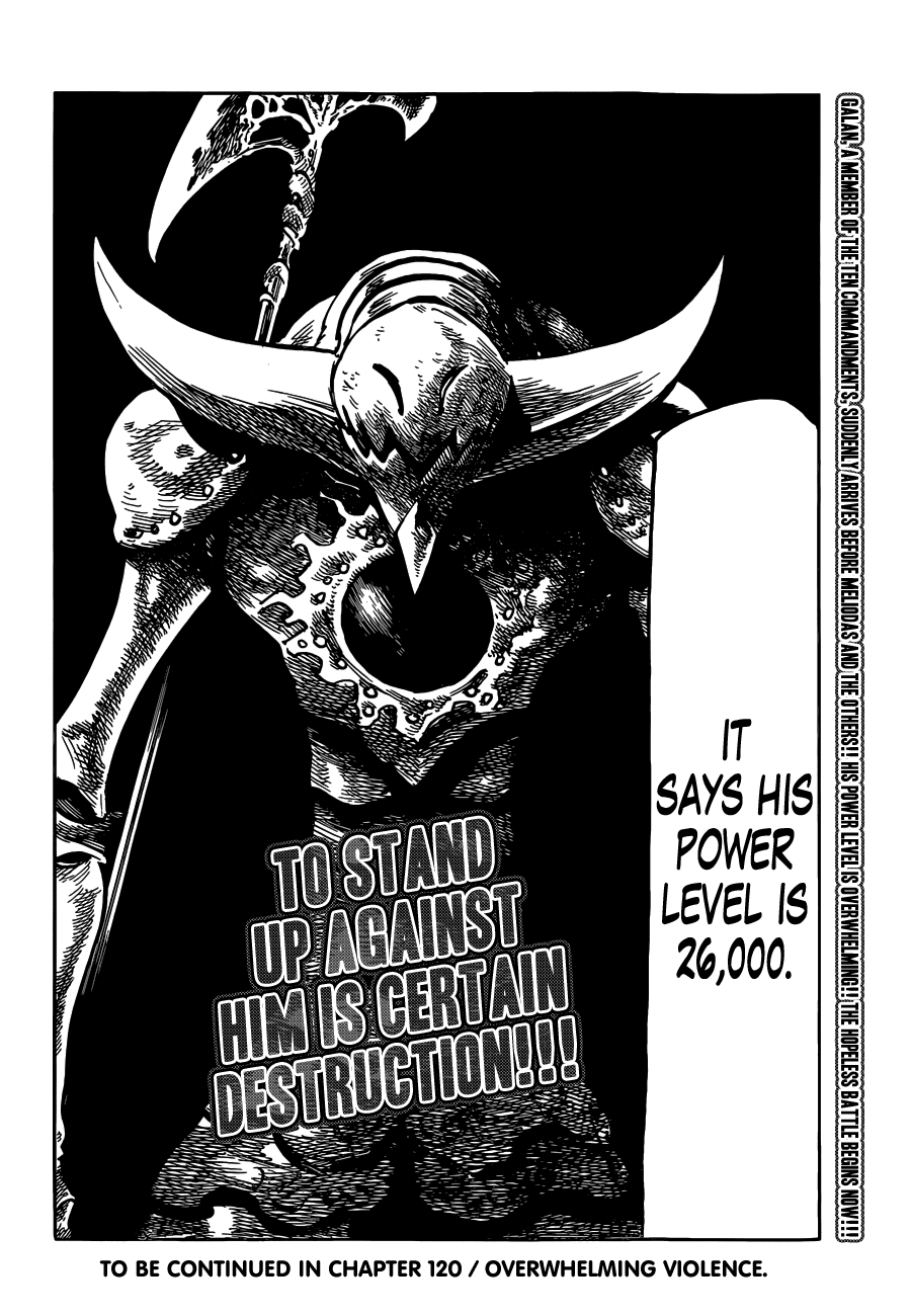 Nanatsu no Taizai Chapter 119 page 21 - Chapter 119: The Ten Commandments on the Move