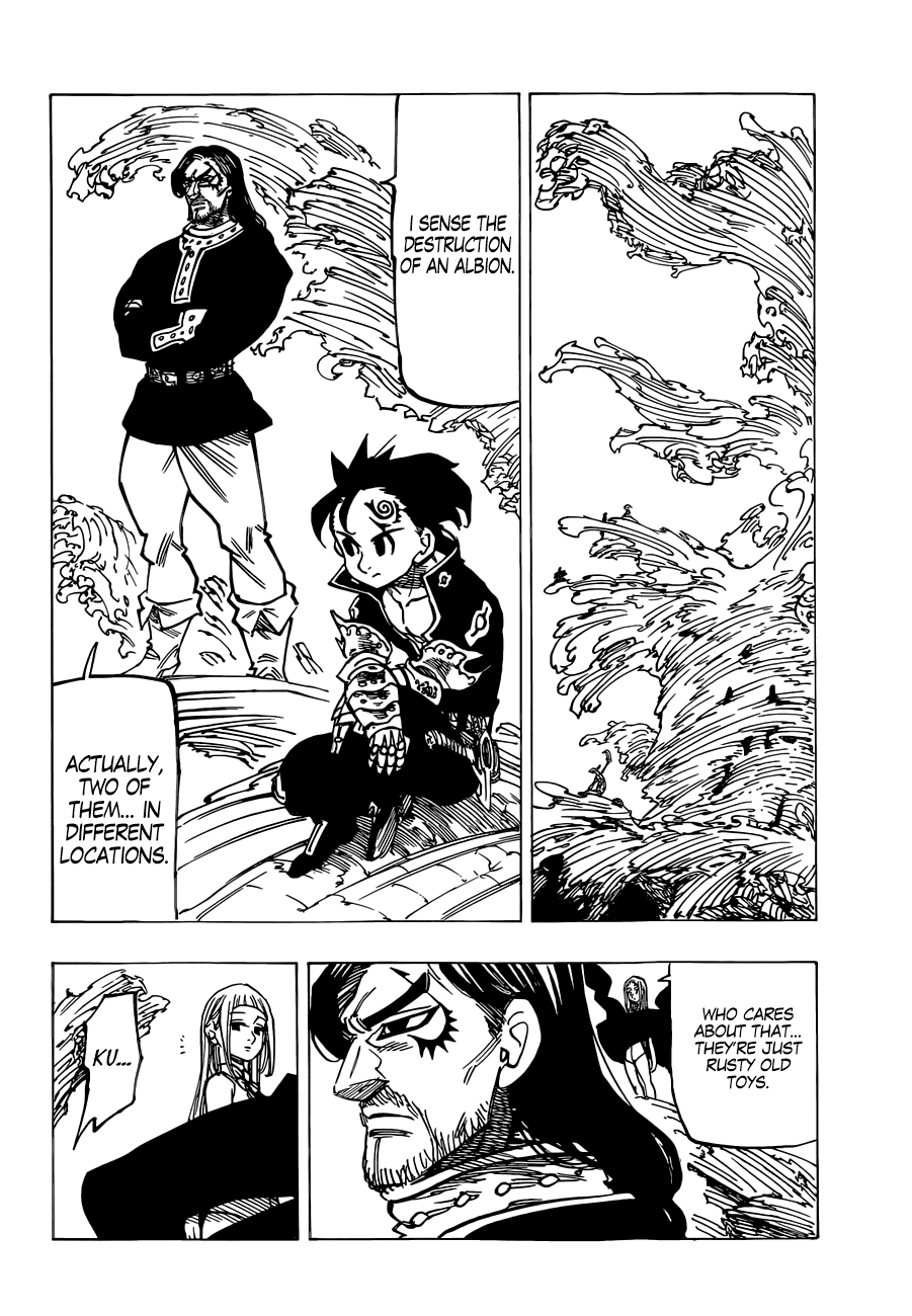 Nanatsu no Taizai Chapter 119 page 5 - Chapter 119: The Ten Commandments on the Move