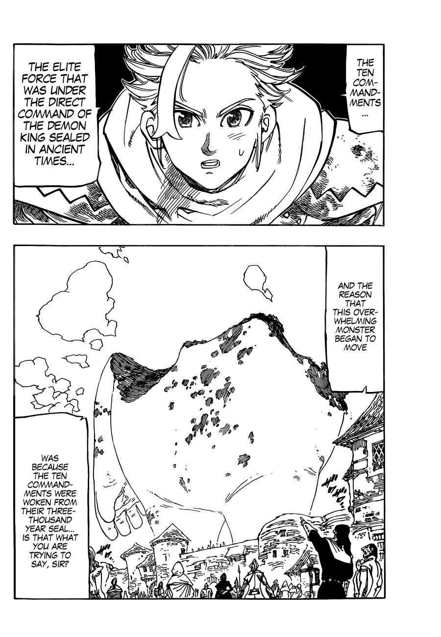 Nanatsu no Taizai Chapter 119 page 9 - Chapter 119: The Ten Commandments on the Move