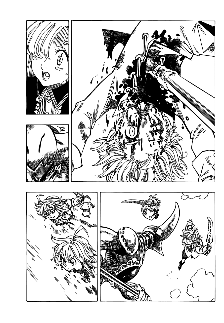Nanatsu no Taizai Chapter 120 page 10 - Chapter 120: Overwhelming Violence