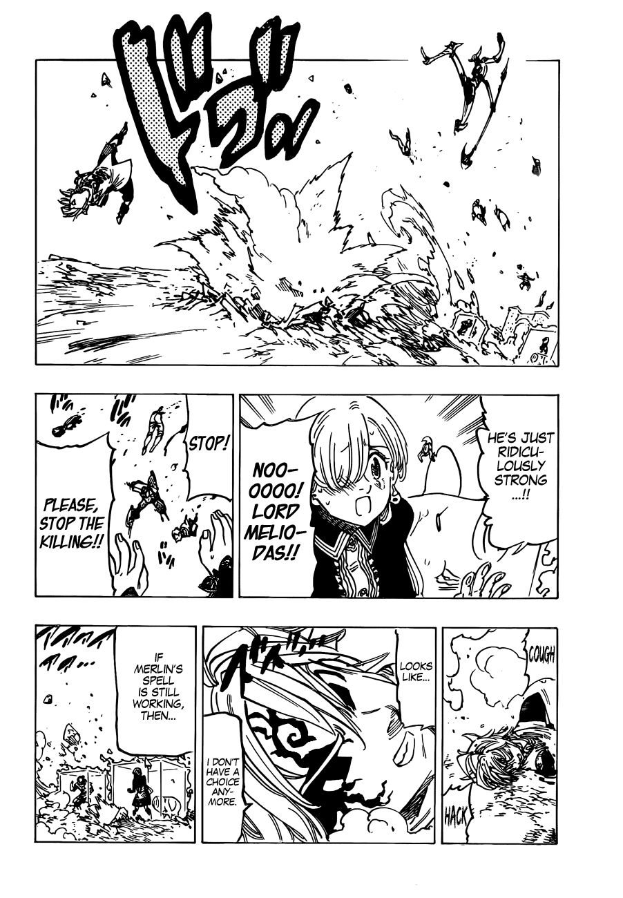 Nanatsu no Taizai Chapter 121 page 14 - Chapter 121: Unpredictable