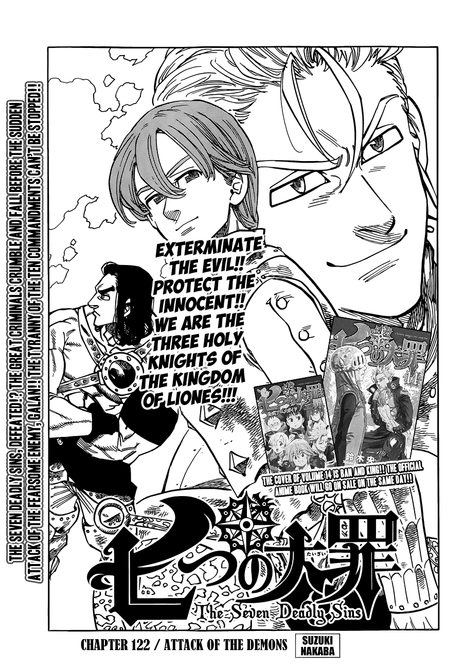 Nanatsu no Taizai Chapter 122 page 2 - Chapter 122: Attack of the Demons