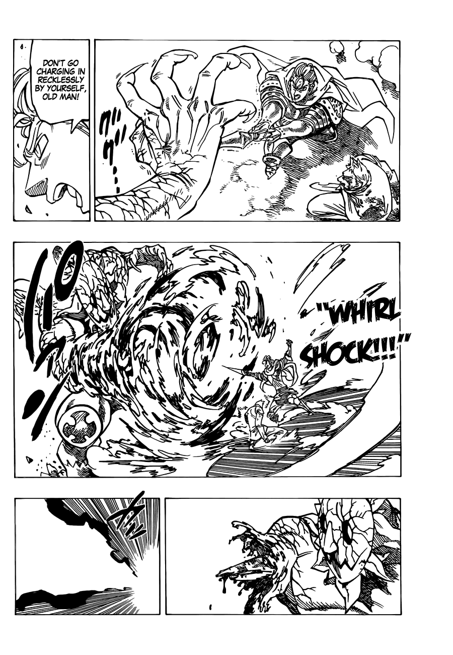 Nanatsu no Taizai Chapter 123 page 13 - Chapter 123: The Atoning Captain of the Holy Knights