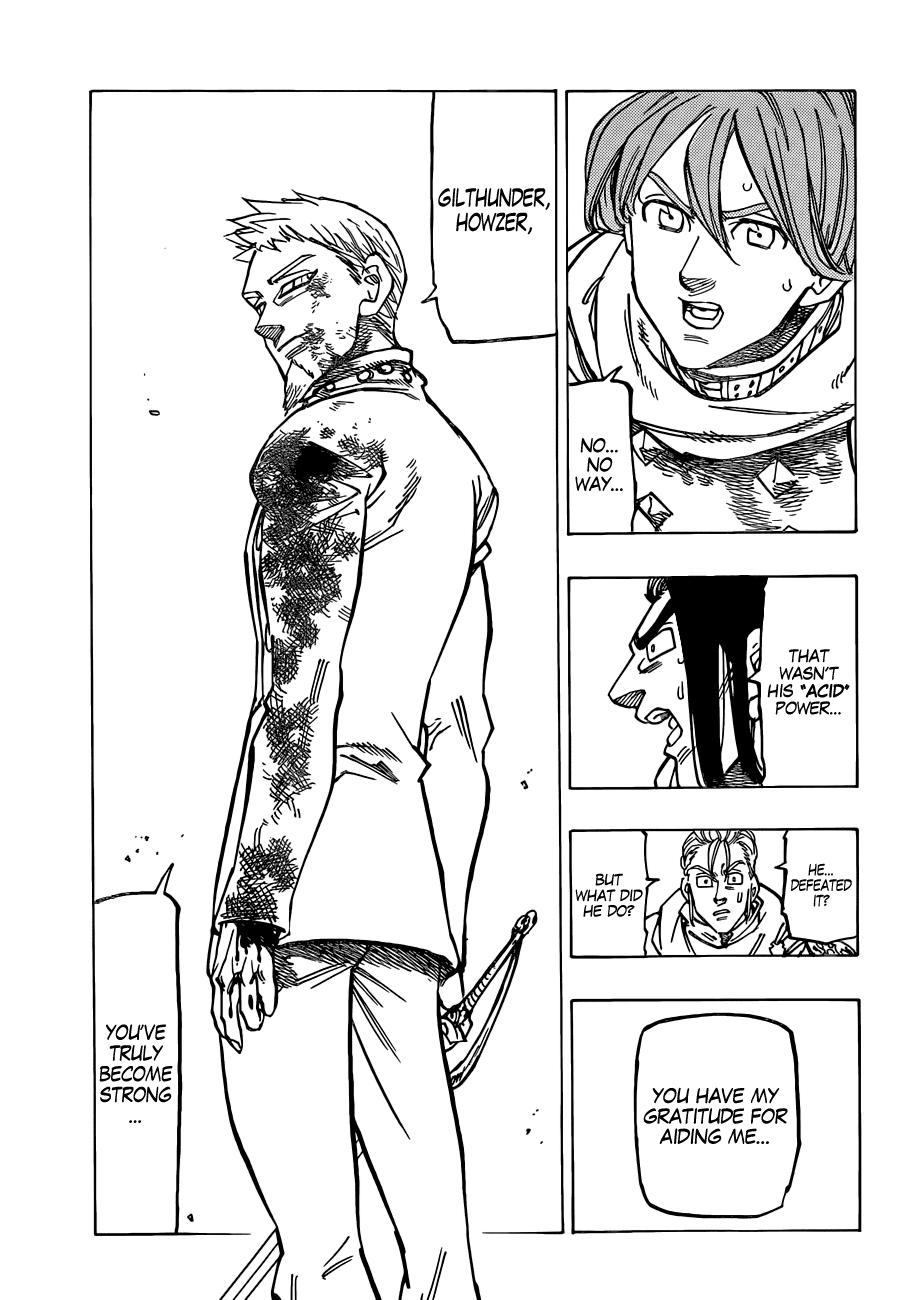 Nanatsu no Taizai Chapter 123 page 16 - Chapter 123: The Atoning Captain of the Holy Knights