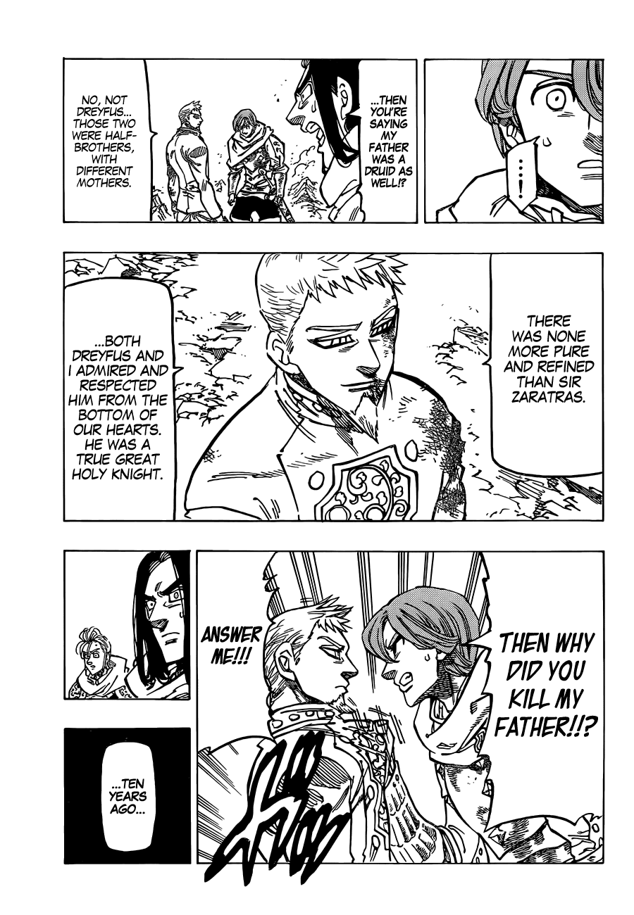 Nanatsu no Taizai Chapter 123 page 18 - Chapter 123: The Atoning Captain of the Holy Knights