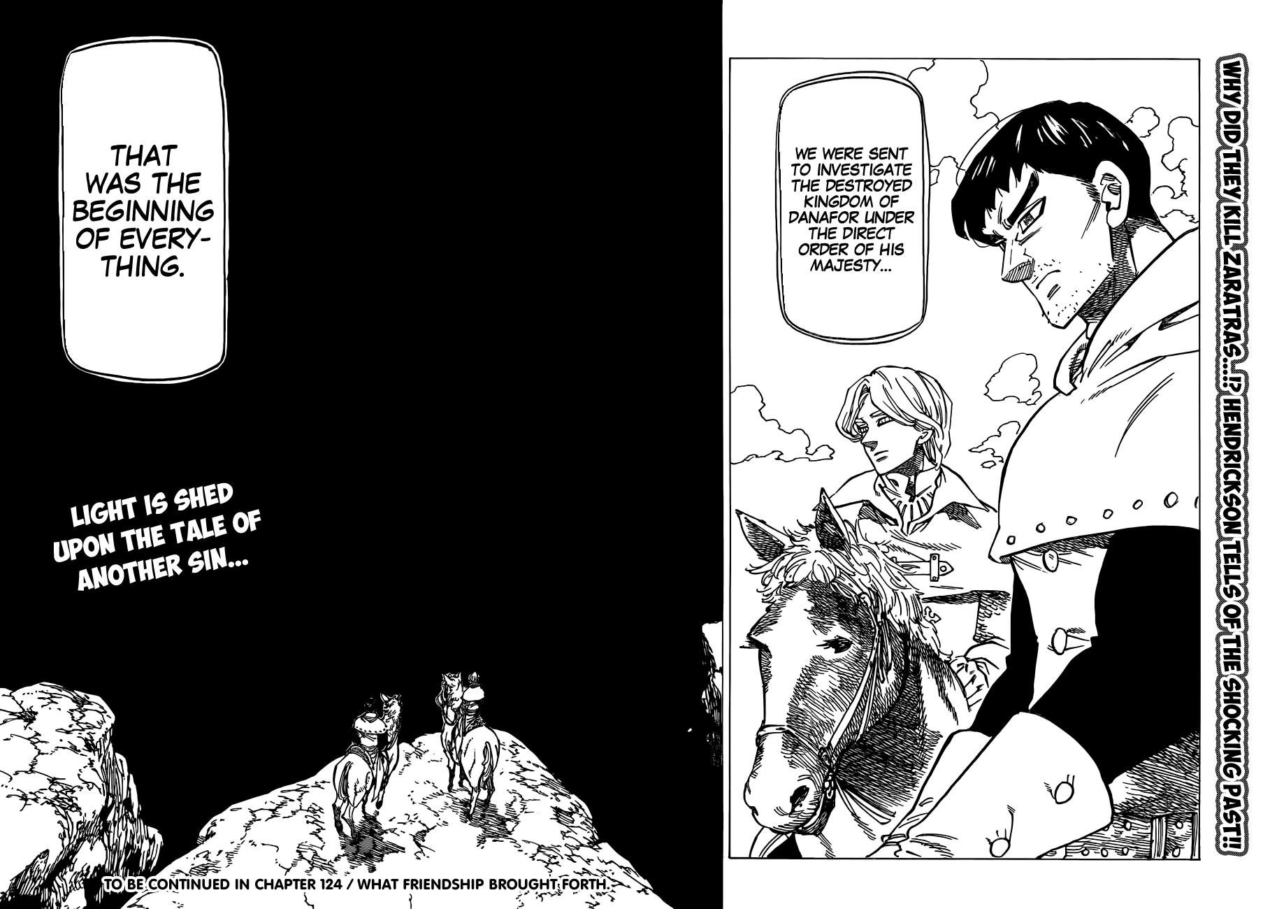 Nanatsu no Taizai Chapter 123 page 19 - Chapter 123: The Atoning Captain of the Holy Knights