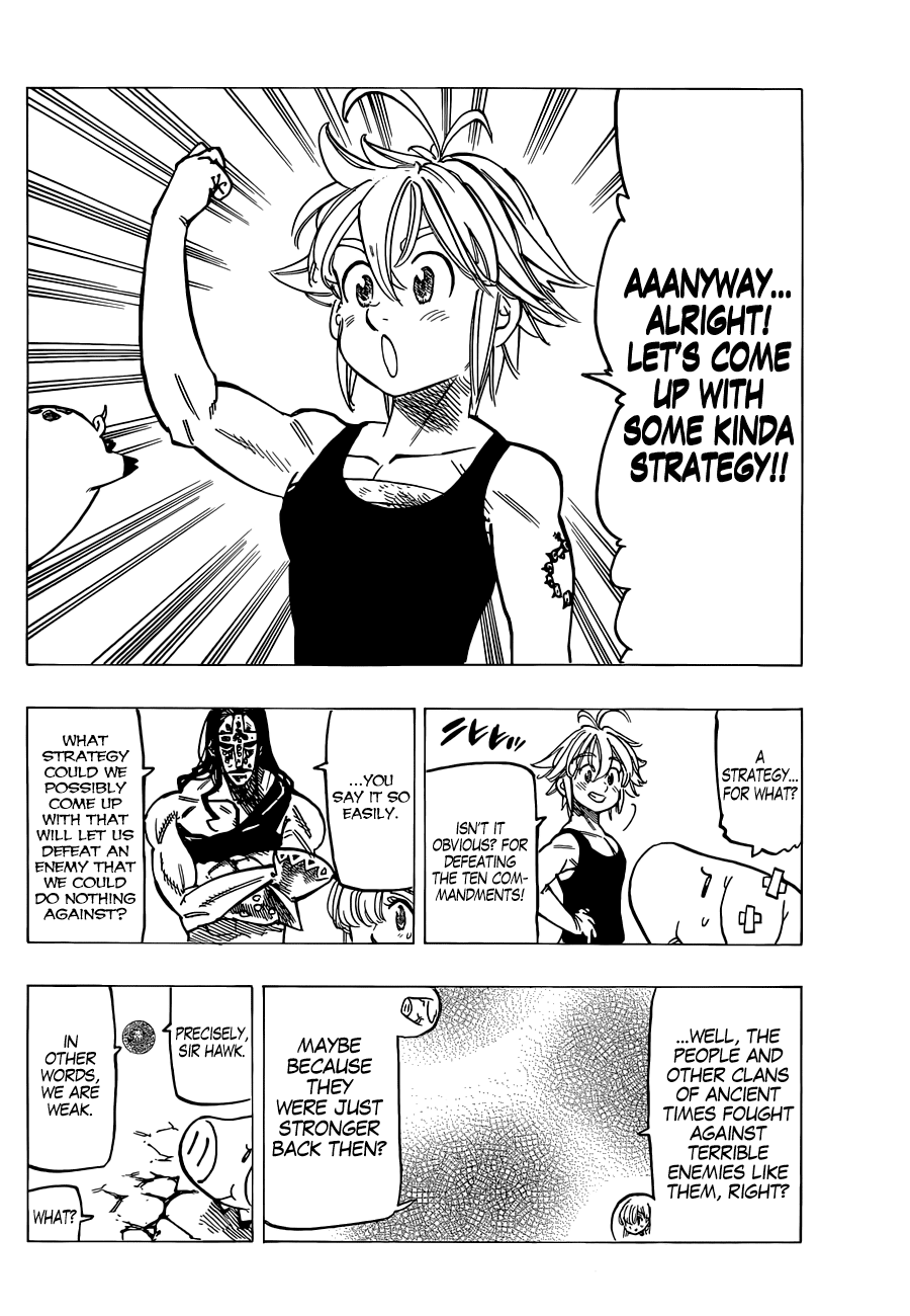 Nanatsu no Taizai Chapter 125 page 11 - Chapter 125: Take Down The Ten Commandments!!