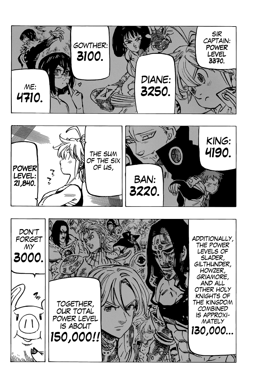 Nanatsu no Taizai Chapter 125 page 13 - Chapter 125: Take Down The Ten Commandments!!
