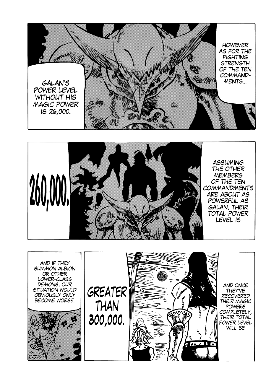 Nanatsu no Taizai Chapter 125 page 14 - Chapter 125: Take Down The Ten Commandments!!