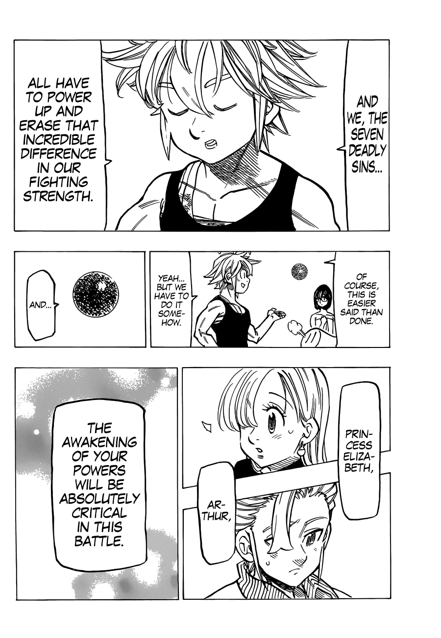 Nanatsu no Taizai Chapter 125 page 15 - Chapter 125: Take Down The Ten Commandments!!