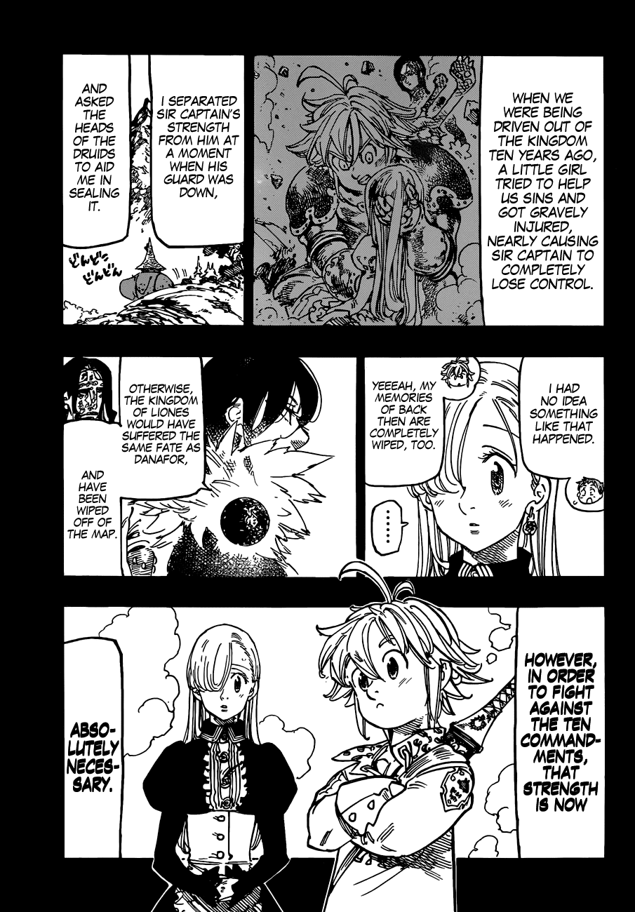Nanatsu no Taizai Chapter 130 page 4 - Chapter 130: The Pain that Softly Kills