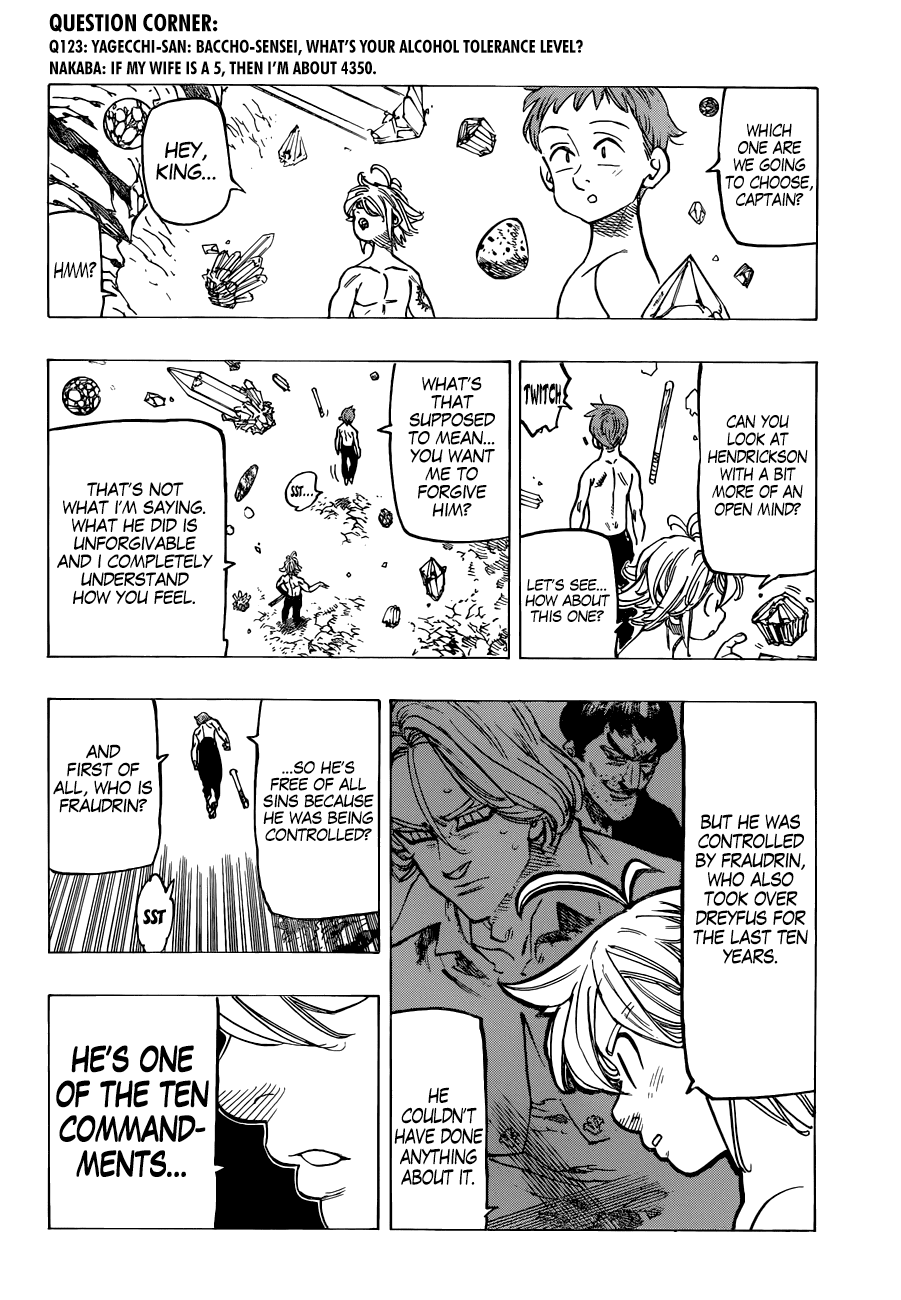 Nanatsu no Taizai Chapter 133 page 19 - Chapter 133: Impatience and Anxiety