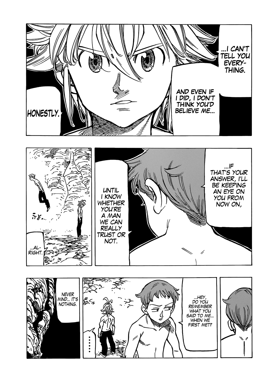 Nanatsu no Taizai Chapter 134 page 14 - Chapter 134: To You, Who is no Longer my Captain