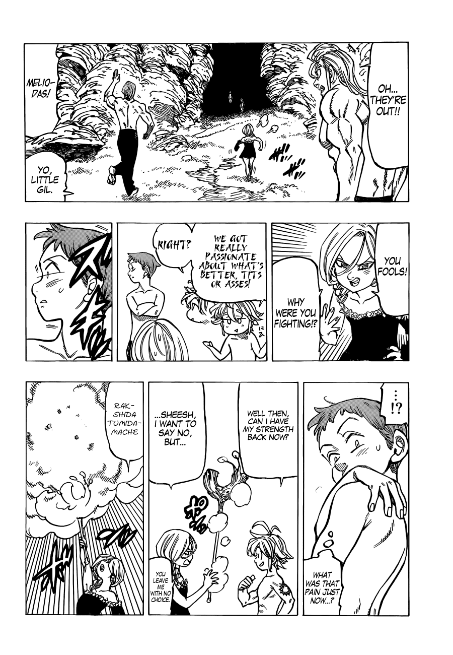 Nanatsu no Taizai Chapter 134 page 15 - Chapter 134: To You, Who is no Longer my Captain